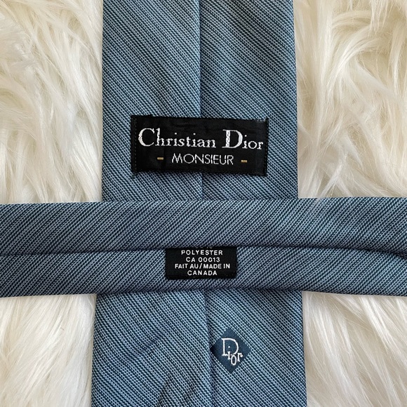 Blue Dior Tie - Picture 4 of 5